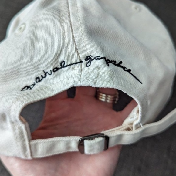 Spiritual Gangster Eternal Optimist Embroidered Dad Hat Baseball Cap in Stone - Picture 4 of 7